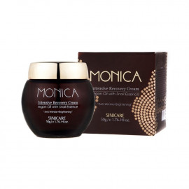 [Monica] Snail Cream, 50g, Blemish recovery & brightening, Intensive Recovery Cream, Anti-wrinkle _ Made in Australia