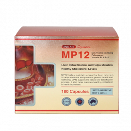 [SINICARE] SIGNATURE MP12 180 Capsules, Policosanol, Milk thistel, Vitamin B2, B12 _ Made in Australia