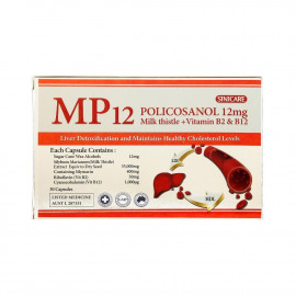 [SINICARE] SIGNATURE MP12 30 Capsules, Policosanol, Milk thistel, Vitamin B2, B12 _ Made in Australia
