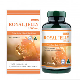 [SINICARE] Royal Jelly 1,000mg 365 Capsules, Fatigue recovery, Supporting balance and vitality _ Made in Australia