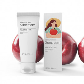 [NatureCostech] Appley Everyday Suncream 50g _ All Skin Type, Daily UV Protection Sunscreen, Sunblock_ Made in KOREA