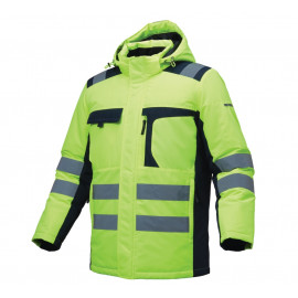 [Heidi] ZB-J2056 Safe Walking Jacket_Safety-Considered Fluorescent Fabric Winter Jumper_Waterproof, WindProof, Heat Lining, Workwear, Team Clothes, Workwear