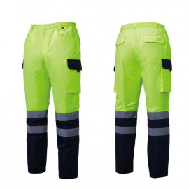 [Heidi] ZB-P2056 safe working pants, apple green, fluorescent color for safety, winter bar, waterproof, windproof, heat-resistant lining _ work clothes, work clothes, team clothes