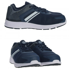 [Heidi] MS-2001 4-inch safety, ultra-light safety shoes, navy, mesh material shoes / Fast sweat and heat discharge