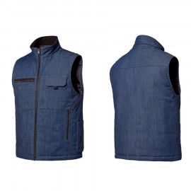 [Heidi] ZB-V1983 stretch denim vest_Lowdenia fillings, office clothes, work clothes, group clothes, uniforms