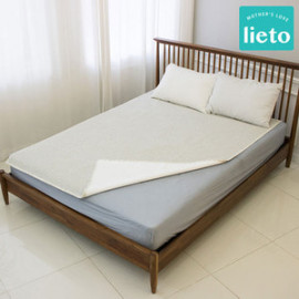 [Lieto_Baby] Nonslip Non-Fluorescent Waterproof Baby Bed Pad Queen Size For All Seasons Cotton 100% _ Made in KOREA