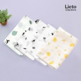 [Lieto_Baby] bamboo Gauze handkerchief _  bamboo fabric antibacterial, anti-odordiapers _ Made in korea 