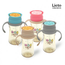 [Lieto_Baby] Lieto PPSU 360 Degrees Anti-Slip Infant Cup, Magic Cup _ PPSU Safe material _ Made in KOREA