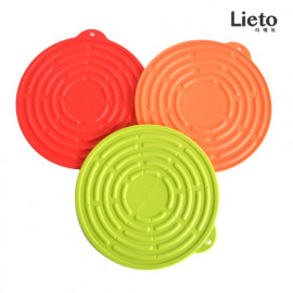 [Lieto_Baby] Silicon round pot stand_100% Silicon material_ Made in KOREA