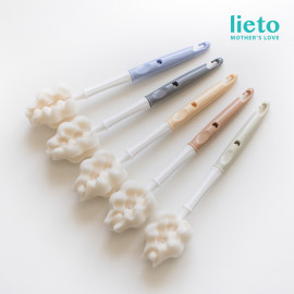 [Lieto_Baby]Lieto Embo Baby Bottle Brush 5 Pieces_80 PPI High Density Sponge_ Made in KOREA