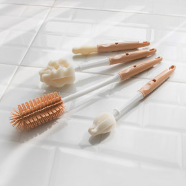[Lieto_Baby] Lieto cleaning brush 4 types set_ 7 Heavy Metals NonDetection Certification_Made in KOREA