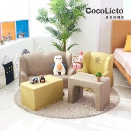 [Lieto_Baby] Coco Lieto Prin Toddler Table, WOOD, Kids Table, Ergonomic Design, Harmless Eco-Friendly Material, Safe Design _ Made in KOREA