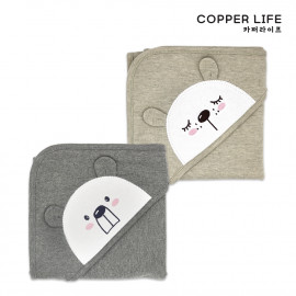 [Copper Life] Copper Fabric Newborn Baby Swaddle, Baby Cotton Wrapper _ Electromagnetic Wave Blocking, Anti-static, Deodorizing, Antimicrobial _ Made in KOREA