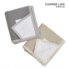 [Copper Life] Copper Fiber Baby Blanket, Knee Blanket _ Baby shower Gift, Anti-static, Non-irritating Antimicrobial _ Made in KOREA