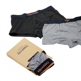 [Copper Life] Men's Drawers, Copper Fabric Underwear 6P_ Anti-static, Electromagnetic reduction,  Antimicrobial, Deodorizing effect_ Made in KOREA