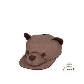 2MOD_19FWB017_TWOMOD, Brown Bear Character Hat_Handmade, Made in Korea, 3D Hat