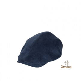 2MOD_19FWHT006_TWOMOD, blue corduroy hunting cap, flat cap_handmade, Made in Korea, hat