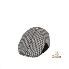 2MOD_19FWHT013_ TWOMOD, Hound Tooth Check Hunting Cap, Plat cap_Handmade, Made in Korea, Hat