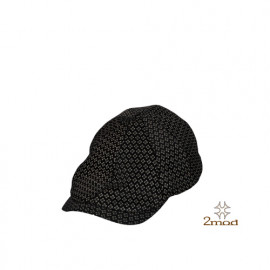 2MOD_19FWHT014_TOWMOD, black floral hunting cap, flat cap_handmade, Made in Korea, hat