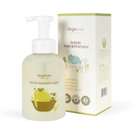 [Orgabebe] Bubble Wash & Shampoo 500ml _Baby Skincare, Baby Shampoo, Baby wash_ Made in KOREA