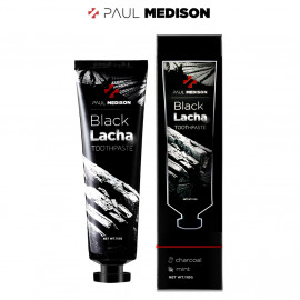 [Paul Medison] Black Lacha Toothpaste _ 110g/ 3.88oz, EWG Grade 1 Charcoal, Quasi-Drug, Anti-Plague, Strong Refreshing _ Made in Korea