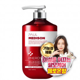 [Paul Medison] Deep-red Fast Shampoo _ Pheromone Scent _ 510ml/ 17.24Fl.oz, Anti Hair Loss Shampoo, Hydrolyzed Collagen, No Parabens, Menthol _ Made in Korea