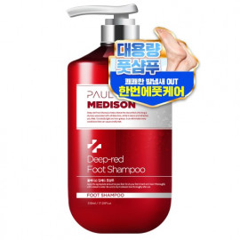 [Paul Medison] Deep-red Foot Shampoo _ 510ml/ 17.2Fl.oz Remove Foot Odor, Exfoliation, Moisturization for Soft Feet _ Made in Korea