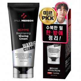 [Paul Medison] Homme Brightening Waxing Cream _ 160ml/ 5.41Fl.oz, Painless, Fast and Effective Hair Removal, Moisturizing, Soothing _ Made in Korea