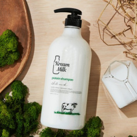 [Kream Milk] Protein Hair Shampoo Whitemusk Scent 1100ml, Natural Hair Shampoo from Goat Milk Extract _ Made in KOREA