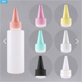 [THE PURPLE] Pointed cap_30ml - 100ml, cosmetic sample container, oil container, cosmetic bottle, syrup container