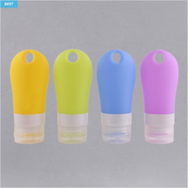 [THE PURPLE] One touch cap silicone case_60ml, cosmetic container, refill container, essence container, toiletries
