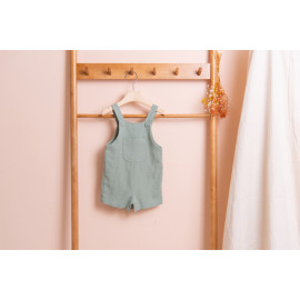 [BEBELOUTE] Bebe Overall (Mint), All-in-One, Short Dungarees for Infant and Baby, Cotton 100% _ Made in KOREA