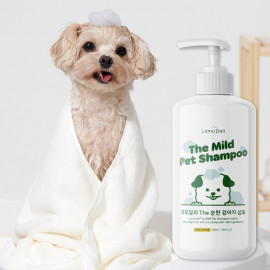 [LamuDali] Mild pet shampoo, 520ml, lavender scent, shiny hair care for dogs, all-in-one shampoo with conditioner, pet shampoo, all-in-one shampoo, dog bath