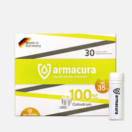 [Green Friends] Armacura Colostrum Ampoule 6Pack _ 180 Counts, Naturally Occurring Immunoglobulins and Lactoferrin, Bovine Colostrum Supplement, Support Immune Health _ Made in Germany