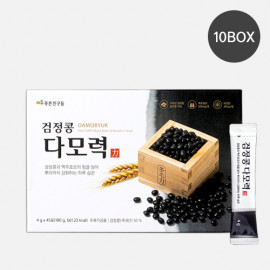 [Green Friends] Black Bean DAMORYUK 10Pack _ 450 Packets, Fermented Soy Protein Supplement, With Korean Brewer's Yeast, Plant Based, Non-GMO, Nutrition Supply, Anti Hair Loss _ Made in Korea