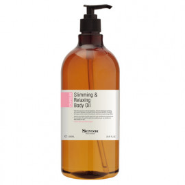 [skindom] slimming and relaxing body oil 1000ml - soothing, aromatic oils