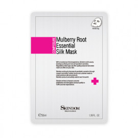 [Skindom] Mulberry Root Essential Silk Mask, 35ml _ Skin whitening, Skin vitality, Moisturizing, Soothing, Preventing skin oxidation, sheet pack, mask pack _ Made in KOREA