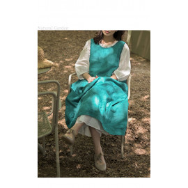 [Natural Garden] MADE N_ Prezel suspenders and linen dress_ Comfortable and lovely linen dress, Made in Korea