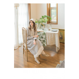 [Natural Garden] MADE N_ Lithuania linen Deli dress_ Comfortable and lovely linen dress, Made in Korea