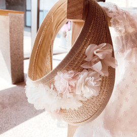[La Clarte Atelier] hannam Raffia_  children's hat that goes well with the dress, girl's hat_ Made in KOREA
