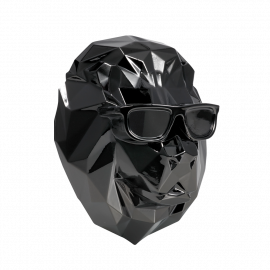 [SCENTMONSTER] Lonely Lion – Black Diamond_Premium Car air freshener, BPA FREE, Real Metal Body, 100% Harmless Natural Fragrance _ Made in KOREA