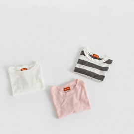 [BABYBLEE] D191101 Slub Box T-Shirt/Cotton 100%/Made In Korea/Baby Cloths/Kids 