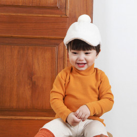 [BABYBLEE] D191187 Neck Spandex Polar T/Cotton 100%/Made In Korea/Baby Cloths/Kids 