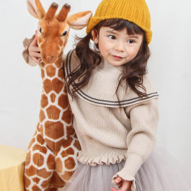 [BABYBLEE] D201203 Shawl Knit Sweater/Cotton 100%/Baby Cloths/Kids 