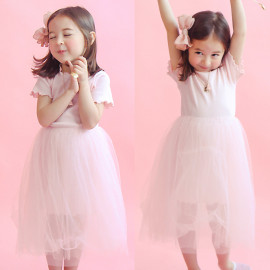 [BABYBLEE] D18220 Cotton Candy One Piece Dress, Girls' Summer Dress, Girls' Dress, Children's Clothing _ Made in KOREA