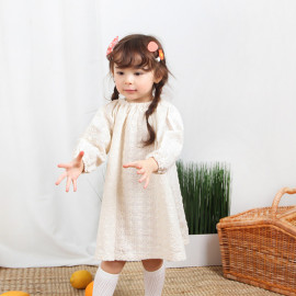 [BABYBLEE] D21209 Creamy One Piece, Girls' dress, Summer Dress, Children's Clothing, Kids Skirt, Cotton_ Made in KOREA