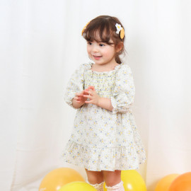[BABYBLEE] D21216 Blooming Dresse, Girls' dress, Summer Dress, Children's Clothing, Kids Skirt, Cotton_ Made in KOREA