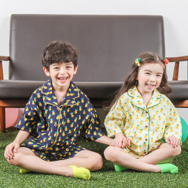 [BABYBLEE] D21501 _ Pineapple Infant Kids Pajama Set, Pure Cotton, Girls Pajama, Boys Pajama_ Made in KOREA