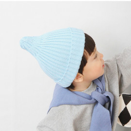 [BABYBLEE] A17215_Basic Roll up Beanie for Infants, Baby, Beanie, hat, Cotton 100%, MADE IN KOREA
