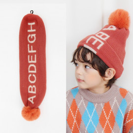 [BABYBLEE] A20802_ Magic Bell Knit Infant Hat Muffler, Children Shawl, Kids Muffler